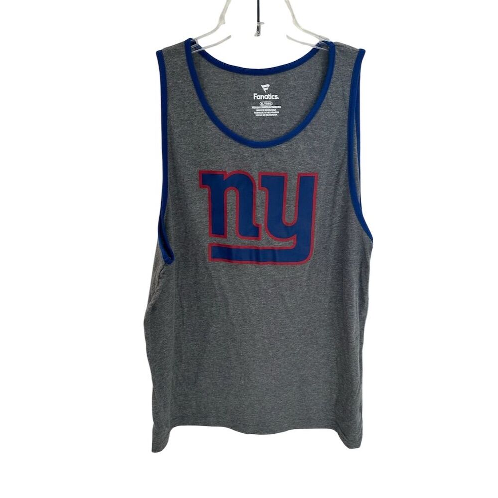 NWT Men's Fanatics New York Giants Heather Gray Tank Top Size XL SI30‎